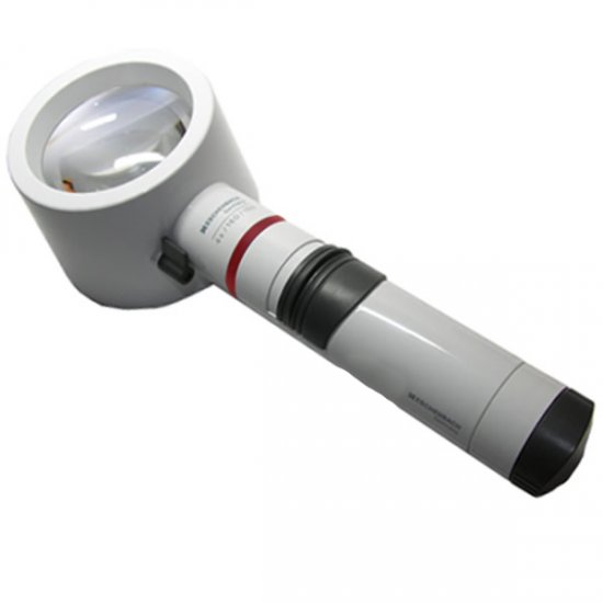 3X / 12D Eschenbach Incandescent Lighted Hand Held,Stand Magnifier - 3 Inch Lens