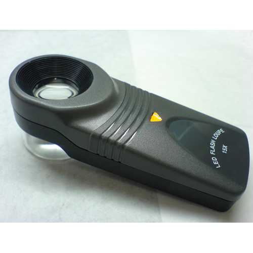 15X LED Light Pocket Magnifier - 1 Inch Lens
