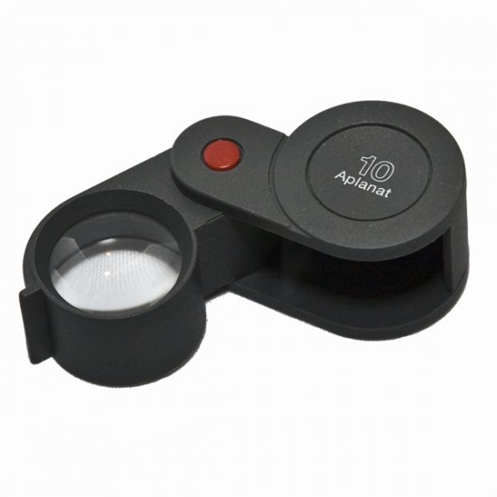 Eschenbach - 10X Aplanatic Pocket Folding Loupe Magnifier - Click Image to Close