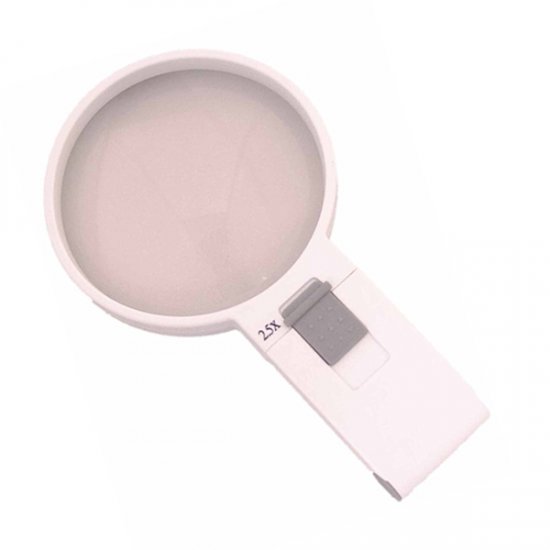 SuperMag 2.5X LED Lighted Pocket Magnifier - 4 Inch Lens