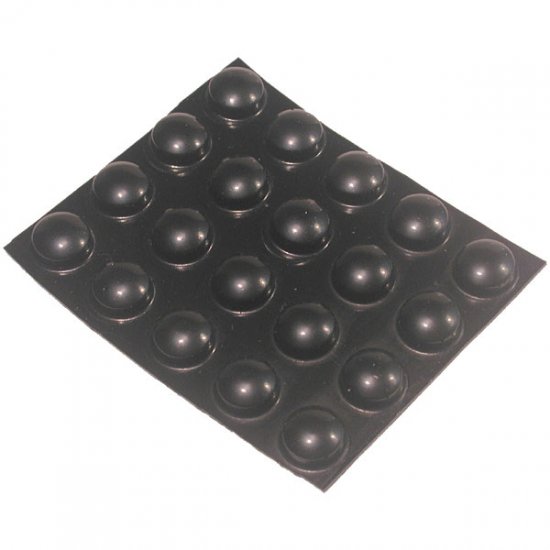 20 Large Black Round Bumps - Click Image to Close