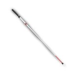 Ambutech Mobility Walking Cane: Fiberglass Telescopic Cane 8mm Threaded Pencil Hook Tip 46-52 Inch