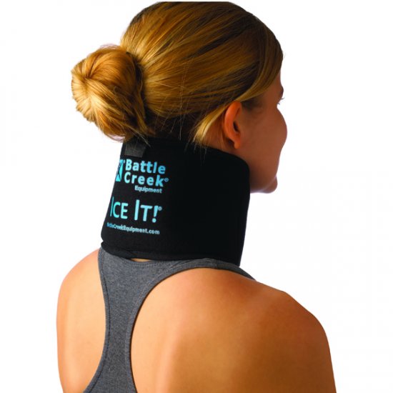 Ice It! Ice Pack, Cold Therapy - Neck, Jaw, Sinus Wrap - 4.5 x 10 - Click Image to Close