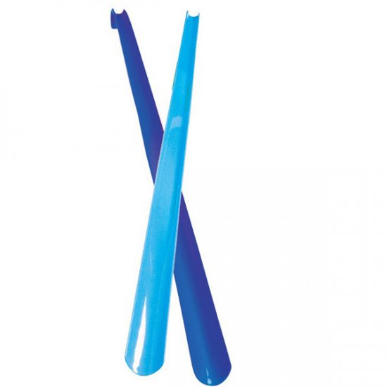 Extra Long Shoe Horn - Dark Blue - Click Image to Close