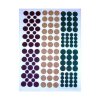 Variety Texture, Color and Size Round Stick-Ons 138 pieces Variety Texture, Color and Size Round Stick-Ons 138 pieces