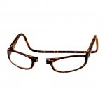 CliC +2 Diopter Magnetic Reading Glasses: Euro - Tortoise