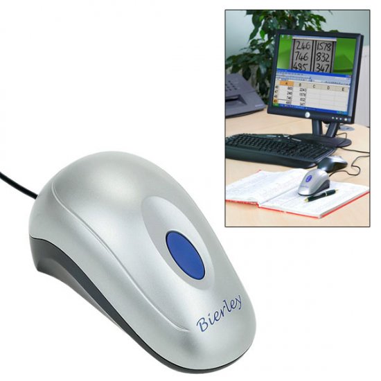 Bierley Color Mouse USB Video Magnifier 24X - Click Image to Close