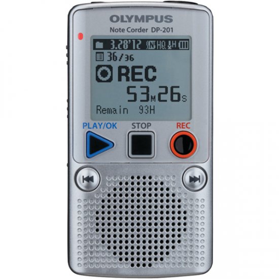 Olympus Digital Voice Recorder, Silver