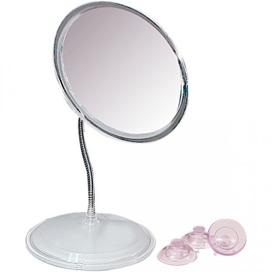 Zadro 7X Vanity or Wall Mount Gooseneck Magnifying Mirror