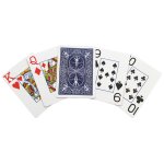 Bicycle Low Vision Pinochle Jumbo Playing Cards - Standard Size Poker Cards