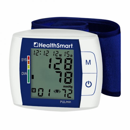 HealthSmart Premium Talking Automatic Wrist Digital Blood Pressure Monitor