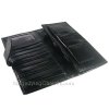 Soft Leather Hold Everything Organizer Wallet - Black
