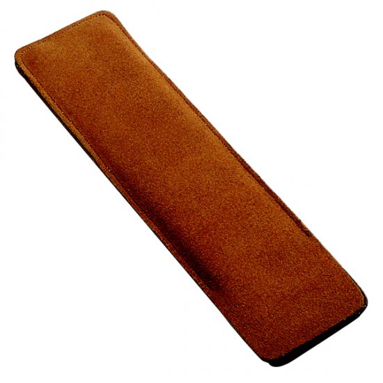 Schweizer Brown Velour Leather Case - XL - Click Image to Close