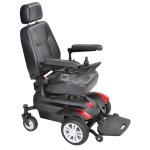 Titan Front Wheel Power Wheelchair - 18 Inch Full Back Captain Seat, Right Handed