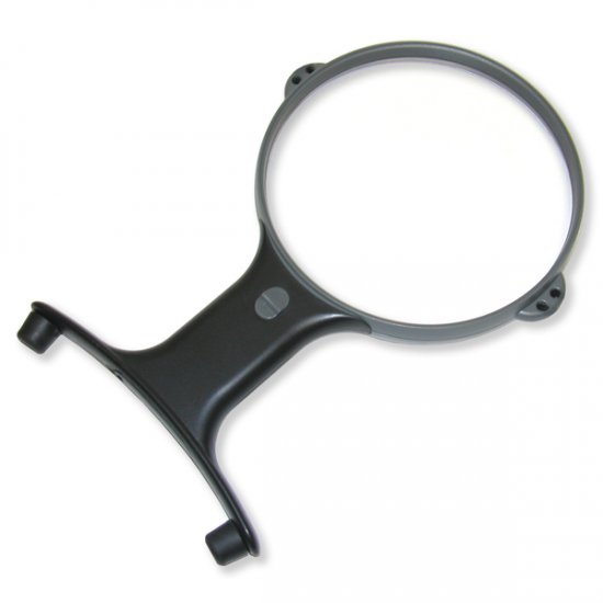 Carson 2X Lighted LED Hands Free Magnifier - Click Image to Close