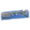 +3.5 Diopter Eschenbach Rimless Reading Glasses - Green Oval