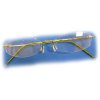 +4 Diopter Eschenbach Rimless Reading Glasses - Green Oval