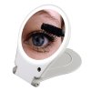 Floxite LED Lighted Travel and Home 10x Magnifying Mirror