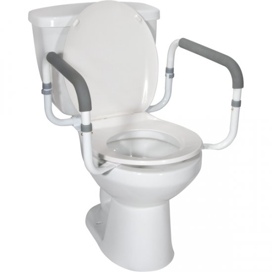 Stand Alone Toilet Safety Rail - Click Image to Close