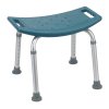 Bathroom Safety Shower Tub Bench Chair - Without Back Teal
