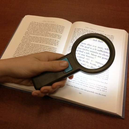 Royal SM10 Handheld Illuminated Pocket Magnifier, Pack of 2