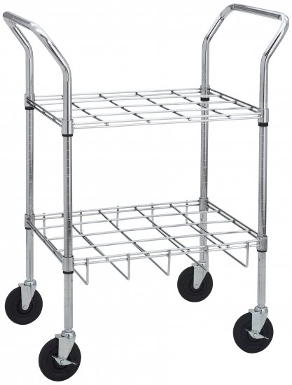 Oxygen Cylinder Cart - Use with 20 C, D, E or M9 Cylinders - Click Image to Close