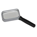 2.7X Eschenbach Rectangular Hand Magnifier - 3.5 x 2 Inch