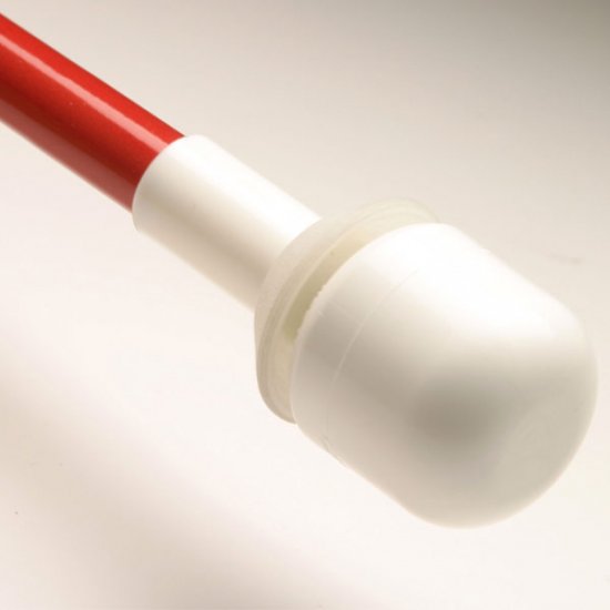 Ambutech Marshmallow Roller Cane Tip: 1/2 Inch Slip On Style