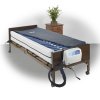 Med Aire 8 Inch Defined Perimeter Low Air Loss Mattress Replacement System with Low Pressure Alarm