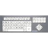 Big Keys LX - White/QWERTY Keyboard