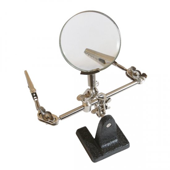 2X Hands Free Magnifier with Clips for Hobbies and Crafts 2X Hands Free Magnifier with Clips for Hobbies and Crafts