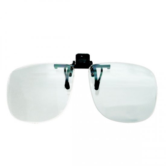 +4.0 D Walters Full Frame Clip on Magnifying Reading Glasses - Click Image to Close