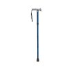 Adjustable Lightweight Folding Cane with Gel Hand Grip - Blue Crackle