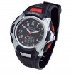 Digital Analog Water-Resistant Talking Watch: Black