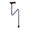 Lightweight Adjustable Folding Cane with T Handle - Blue Daisy