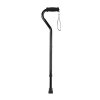 Foam Grip Offset Handle Walking Cane - Black