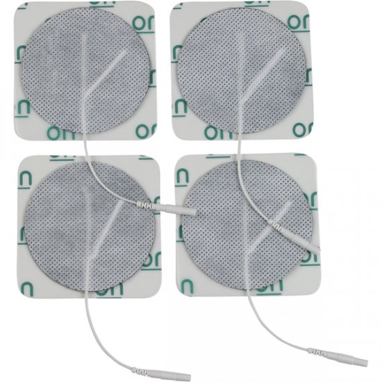 Pre Gelled Electrodes for TENS Unit - Round 3 Inches - Click Image to Close