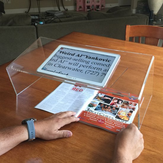 SuperMag HD Digital Touch & OCR - 12.2" Color Portable Video Magnifier - 4 Hrs. of Battery Use! SuperMag HD Digital Touch & OCR - 12.2" Color Portable Video Magnifier - 4 Hrs. of Battery Use!