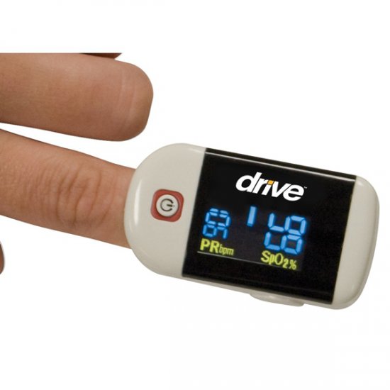 Clip Style Fingertip Pulse Oximeter with Dual View LCD - Click Image to Close