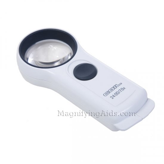 7X COIL Lighted Pocket Magnifier - 1.88 Inch Lens