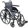 Viper Wheelchair - Adj. Height Flip Back Desk Arm and Elevating Leg Rests 16 Inches
