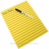 Yellow Bold Line Writing Paper - 8.5 x 11 inches