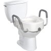 Premium Plastic, Raised, Regular/Elongated Toilet Seat with Lock
