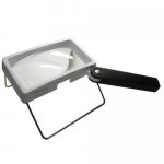 Eschenbach 2.8X Rectangular Magnifier with Stand - 100 x 50 mm