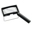 Eschenbach 2.8X Rectangular Magnifier with Stand - Black - 100 x 50 mm