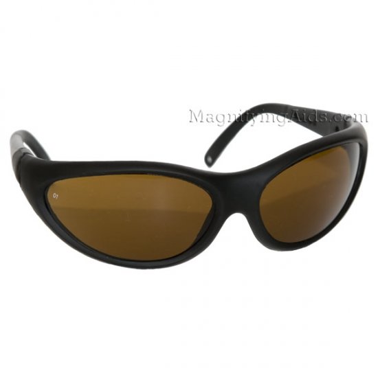 NoIR Wraparound Sunglasses Style 401-35 Medium Amber
