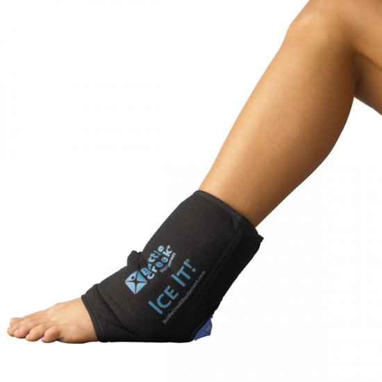 Ice It! ColdCOMFORT Ankle / Elbow / Foot System: Ice Pack 10.5" x 13" - Click Image to Close