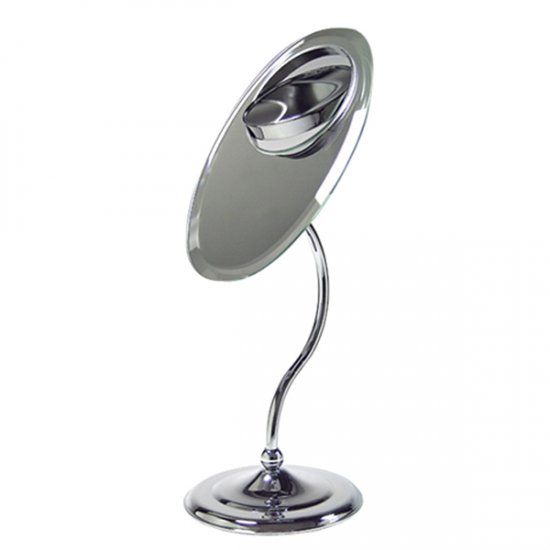 Zadro 8X / 3X / 1X Tri Optics Chrome Vanity Magnifying Mirror - Click Image to Close