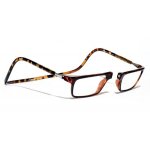CliC +2 Diopter Magnetic Reading Glasses: Executive - Tortoise