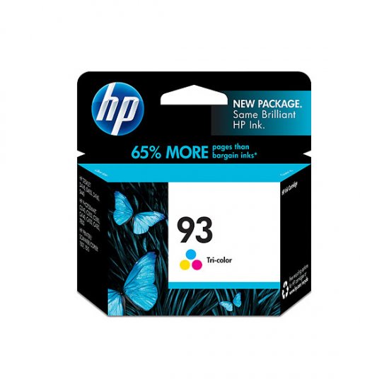 HP 93 Tricolor Ink Cartridge - Click Image to Close